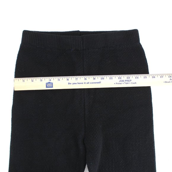 Cherry Mellow Blue Flame Knit Joggers SZ M High Waist Stretch Sweater Pants Y2K - Picture 8 of 12